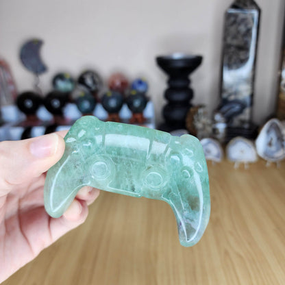 Fluorite Game Controller Carvings - Marked by Magic