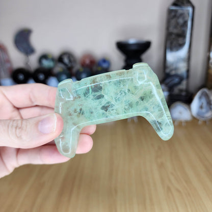 Fluorite Game Controller Carvings - Marked by Magic