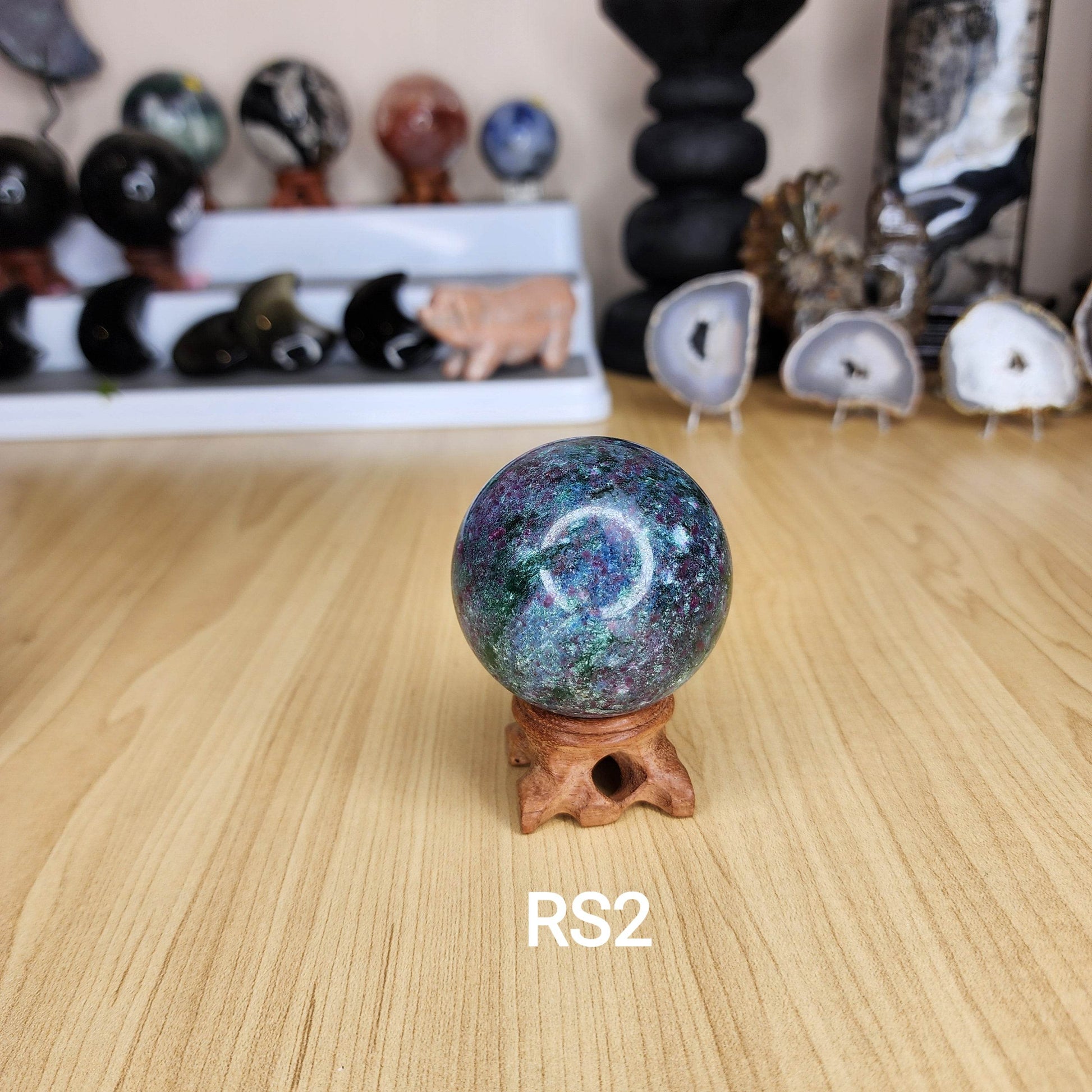 Ruby & Kyanite Sphere's - Marked by Magic