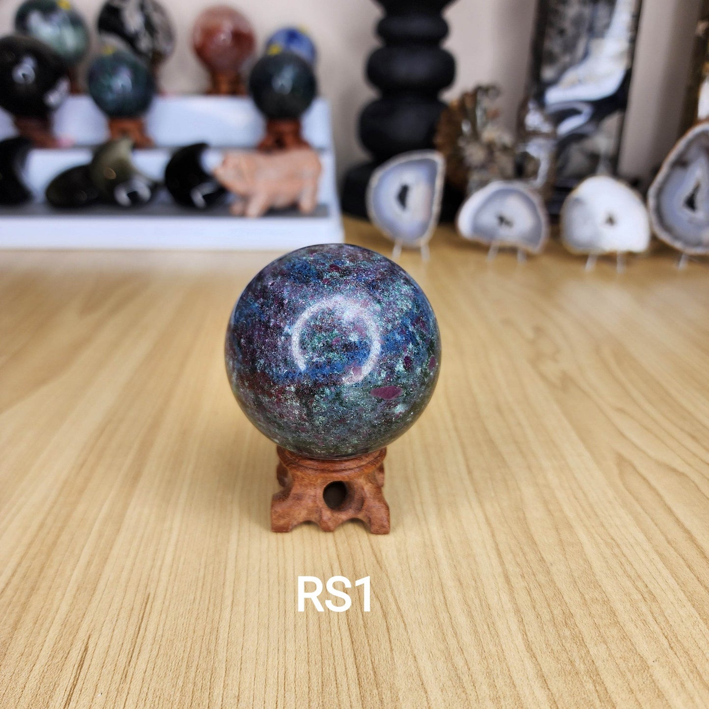 Ruby & Kyanite Sphere's - Marked by Magic