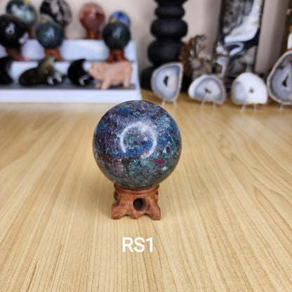 Ruby & Kyanite Sphere's - Marked by Magic