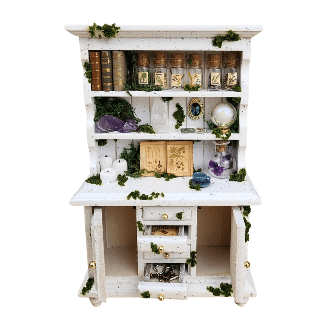 Miniature Witch Apothecary Cabinet - Marked by Magic