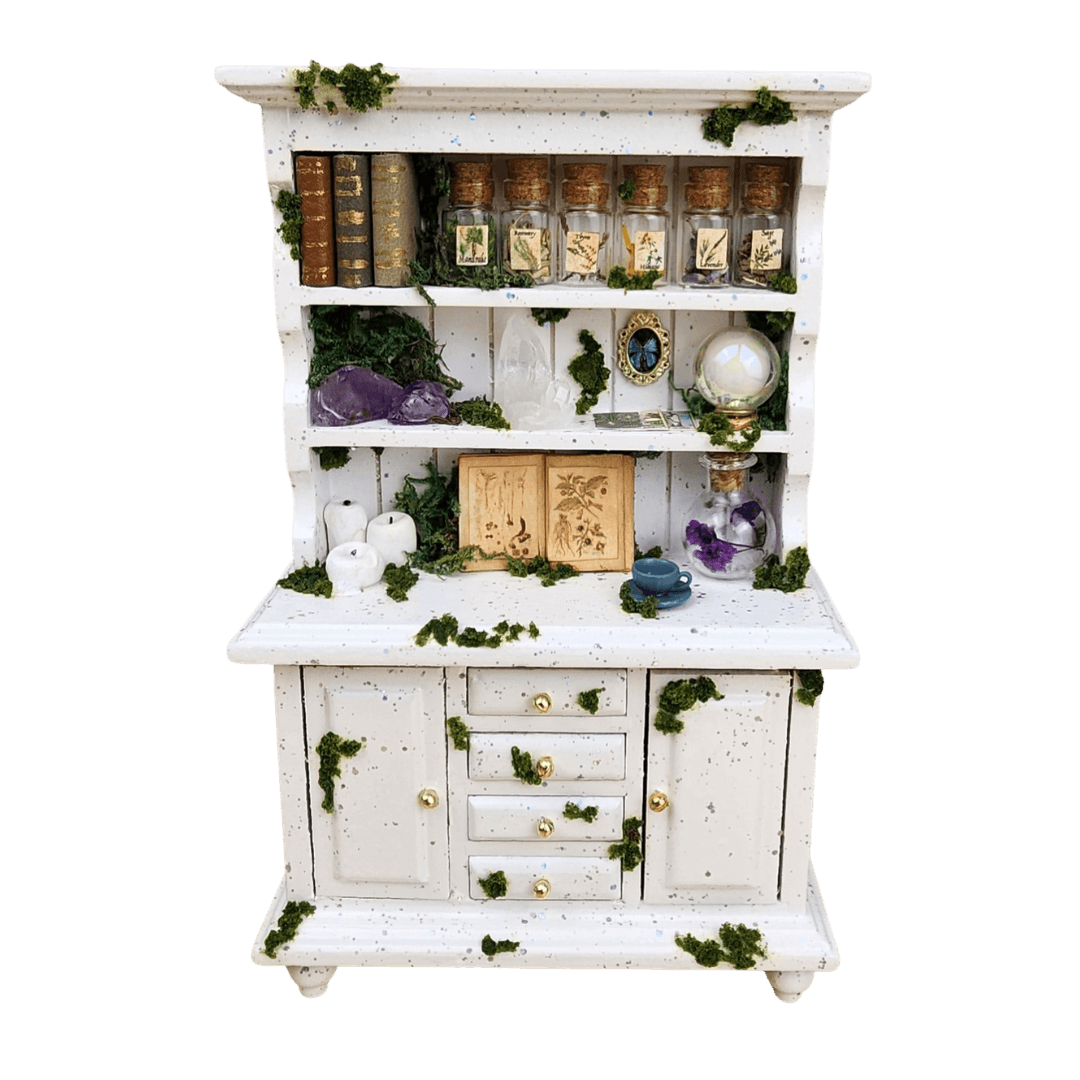 Miniature Witch Apothecary Cabinet - Marked by Magic