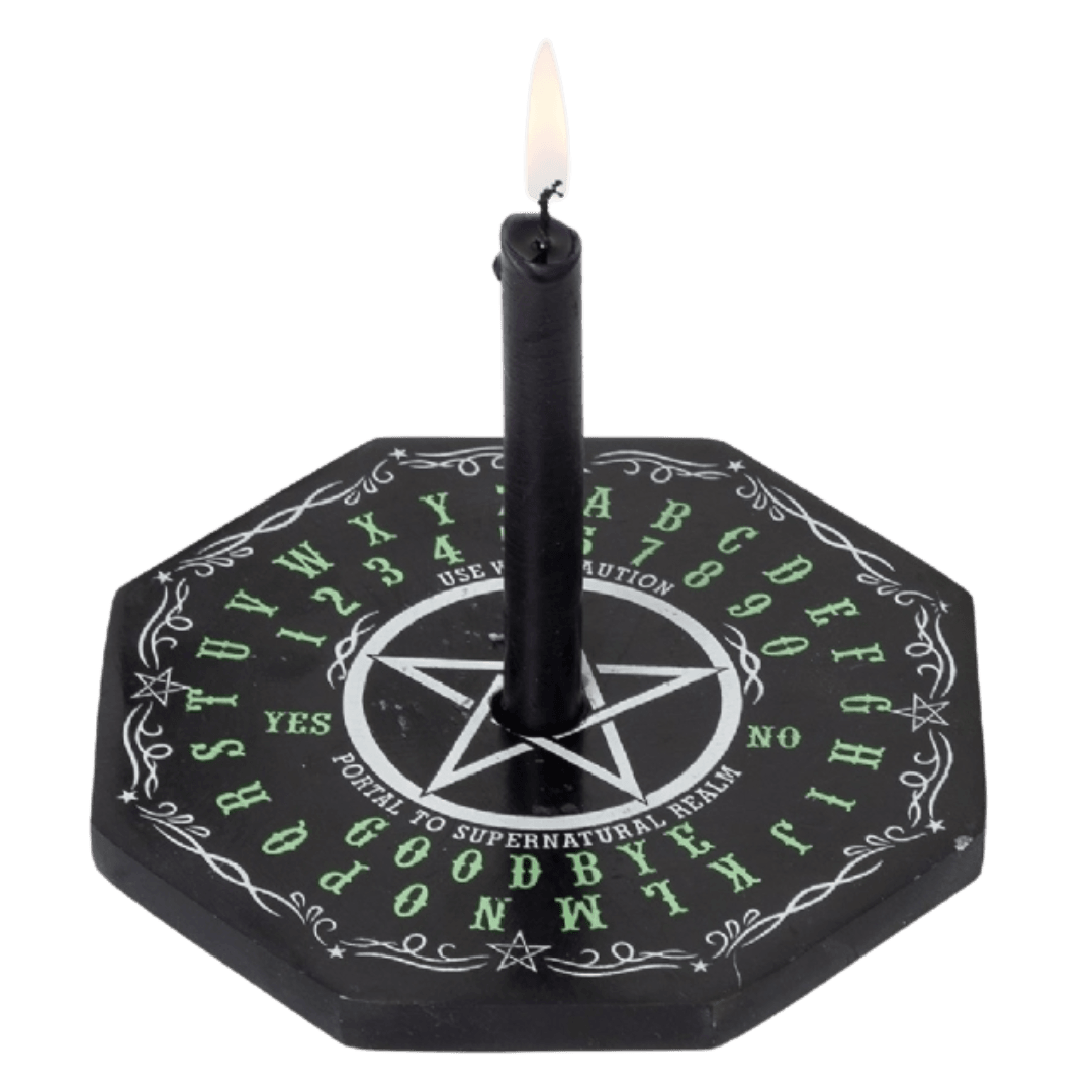 Soapstone Ouija Wish/Chime Candle Holder - Marked by Magic