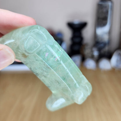 Fluorite Game Controller Carvings - Marked by Magic