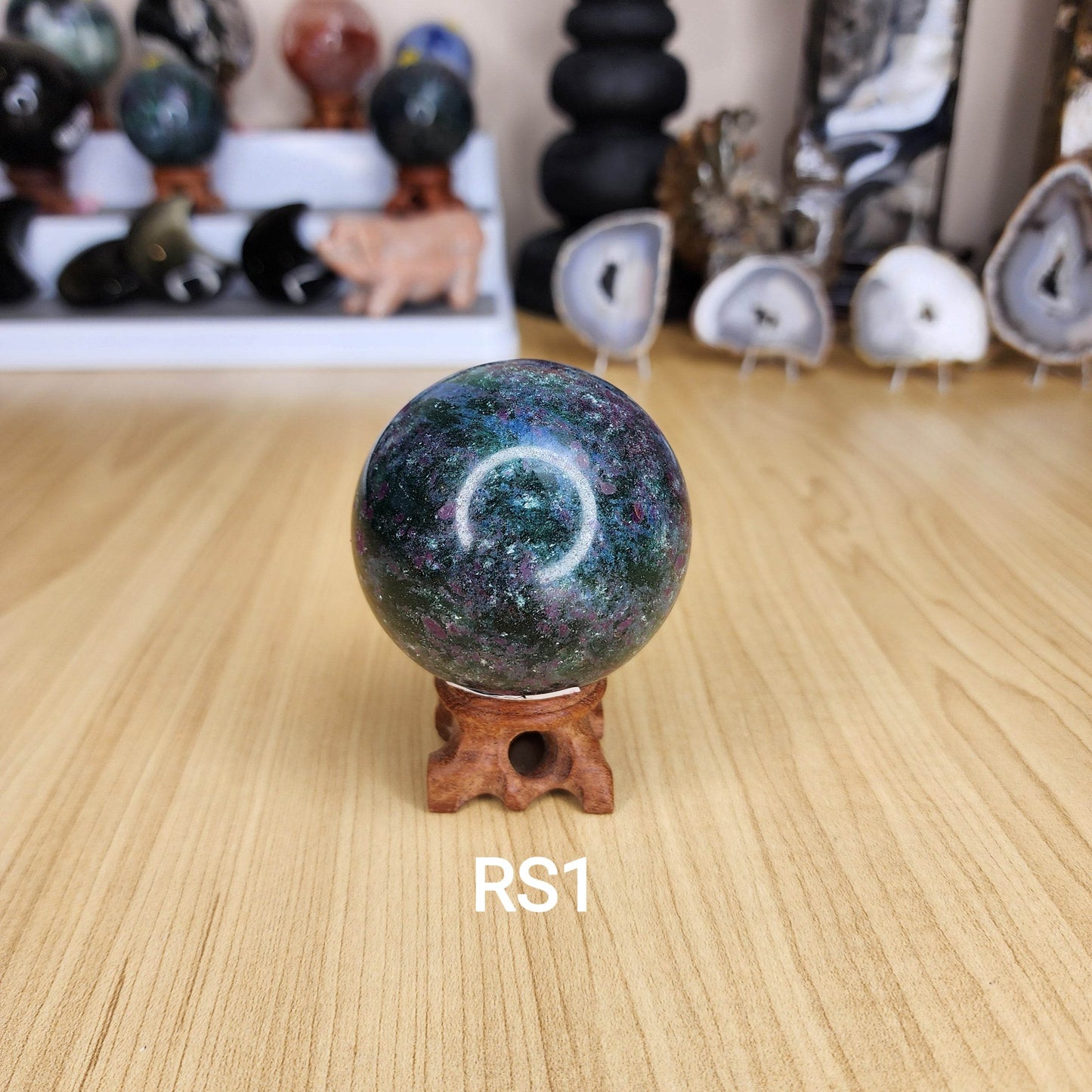 Ruby & Kyanite Sphere's - Marked by Magic