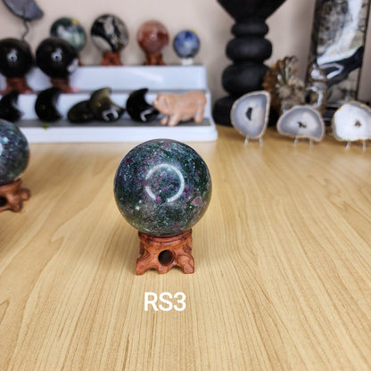 Ruby & Kyanite Sphere's - Marked by Magic