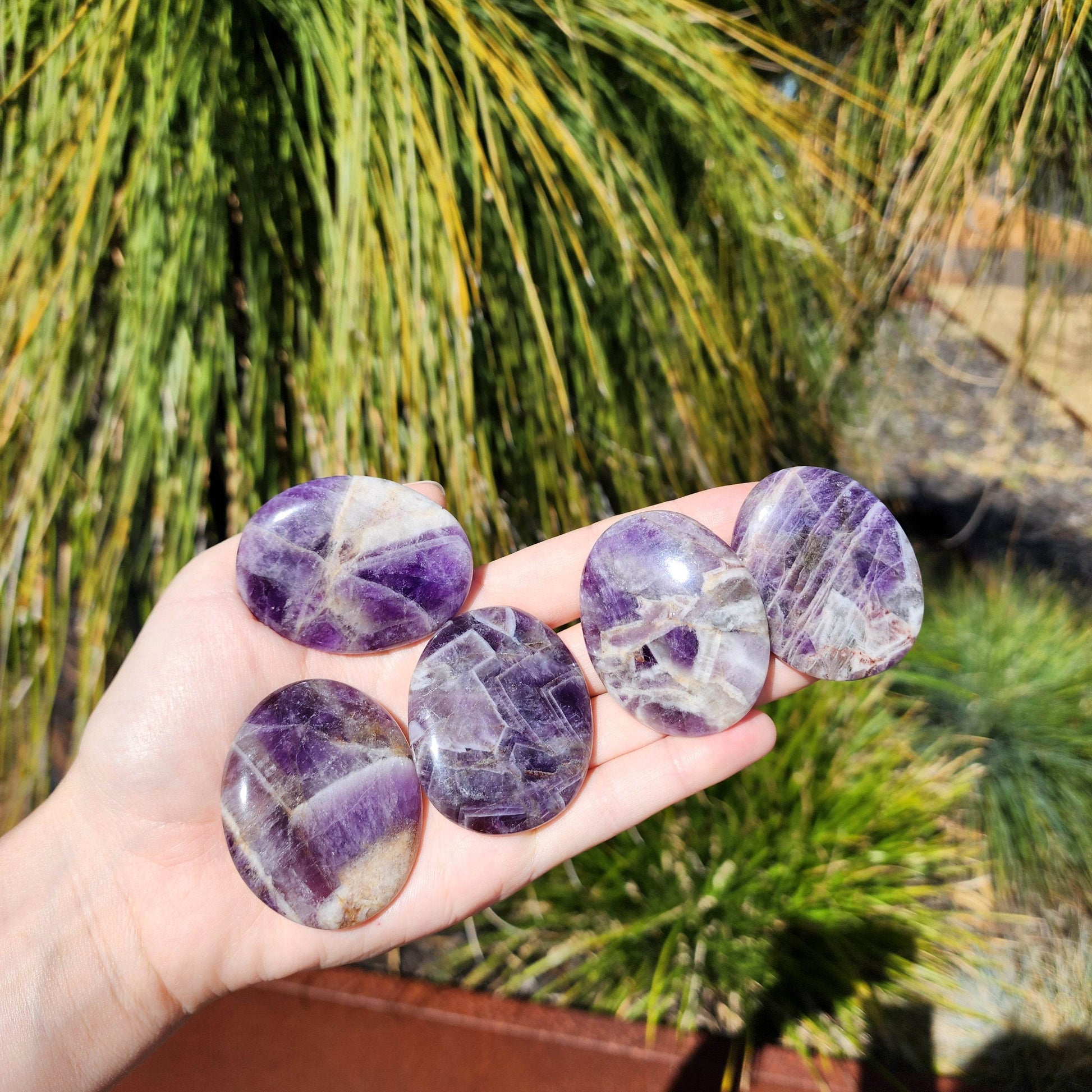 Amethyst Flat Stones - Marked by Magic